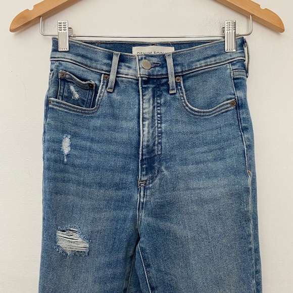 Aritzia The Lola Distressed High Rise Skinny Jeans - Picture 2 of 5